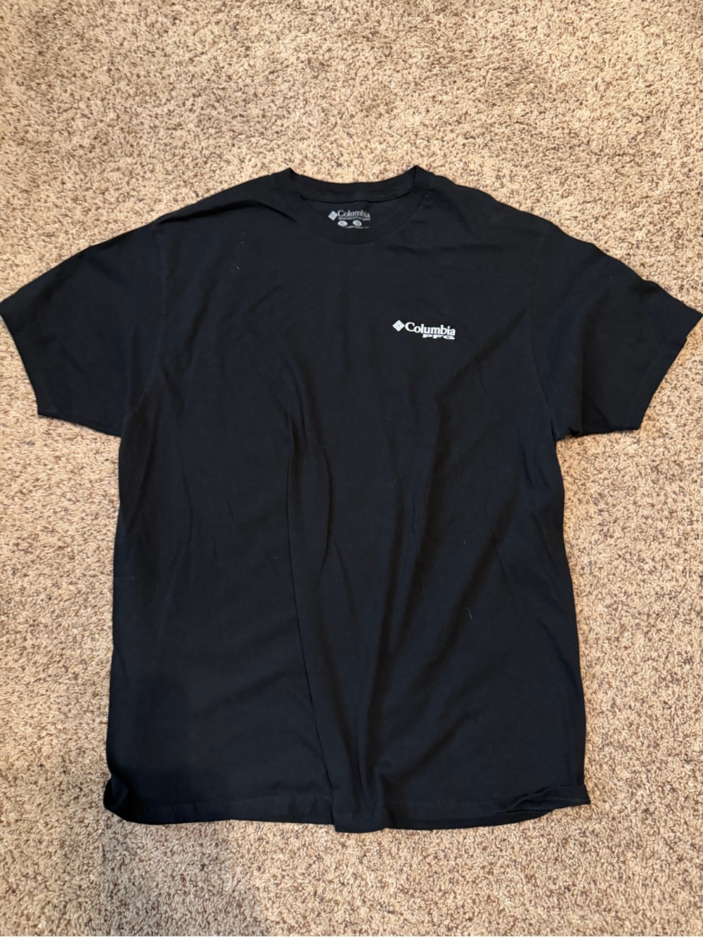 Columbia Black Short Sleeve Logo Tee